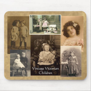Collage Mousepad för vintageVictorianbarn Musmatta