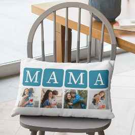 Collage of Photos of children, Gift for Mom Lumbarkudde