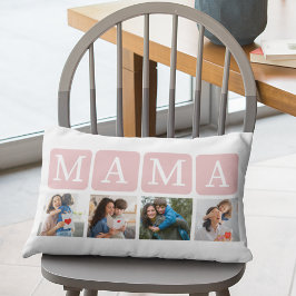 Collage of Photos of children, Gift for Mom Lumbarkudde
