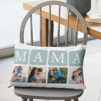 Collage of Photos of children, Gift for Mom Lumbarkudde