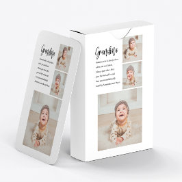 Collage Photo & Best Grandma All Best Beauty Gift Casinokort