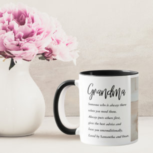 Collage Photo & Best Grandma All Best Beauty Gift Mugg