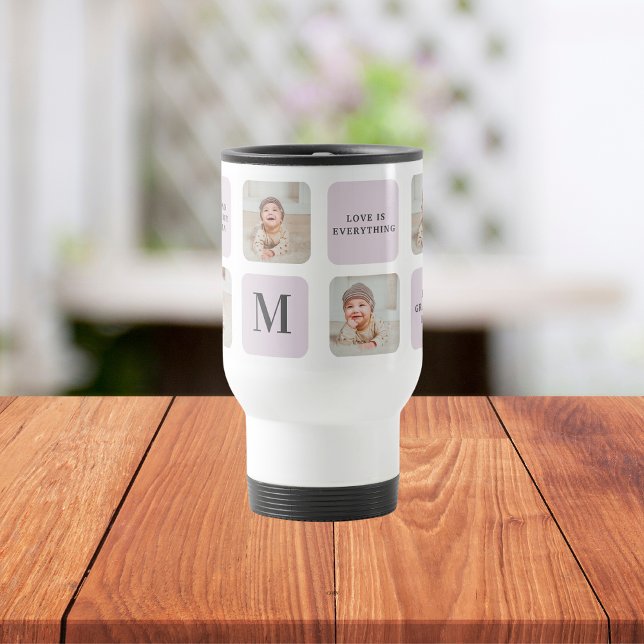Collage Photo & Best Grandma All Best Lila Gift Resemugg (Skapare uppladdad)