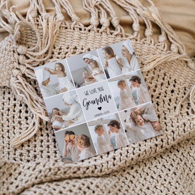 Collage Photo Grått We Kärlek You Grandma Best Gif (Skapare uppladdad)