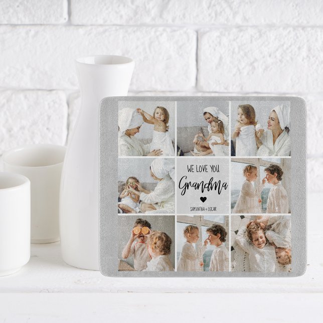 Collage Photo Grått We Kärlek You Grandma Best Gif (Skapare uppladdad)