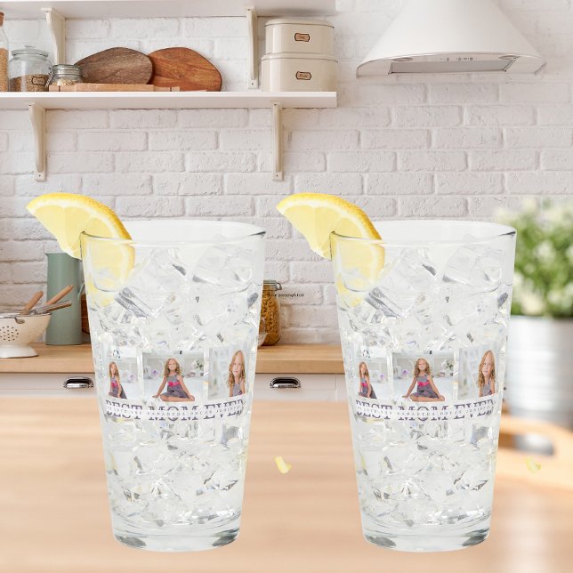 Collage Photo Lila Best Mamma All Gift Glaskopp (Skapare uppladdad)