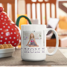 Collage Photo Lila Best Mamma All Gift Kaffemugg