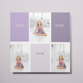 Collage Photo Lila Best Mamma All Gift Poster