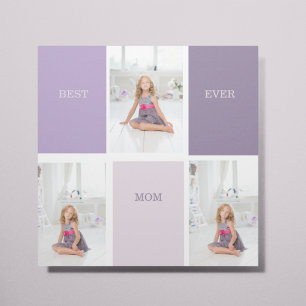 Collage Photo Lila Best Mamma All Gift Poster