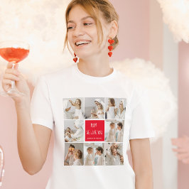 Collage Photo Mamma Red We Kärlek You Best Mor Gif T Shirt