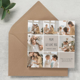 Collage Photo Mamma we Kärlek You