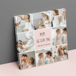 Collage Photo Mamma we Kärlek You Best Mor Gift Canvastryck<br><div class="desc">Det här kollage-fotot ram är en perfekt gåva för att uttrycka kärlek för mor. Ram är vackert designat med skuggor av rosa och tillför en aning feminitet och elegans till det övergripande utseendet. Ram kan ha många-foton av olika storlek, vilket gör att du kan skapa en unik visning för personlig...</div>