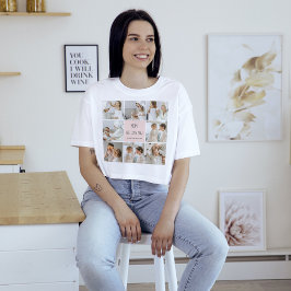 Collage Photo Mamma we Kärlek You Best Mor Gift T Shirt