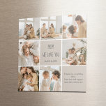 Collage Photo Mamma we Kärlek You || Personlig Magnet<br><div class="desc">Fira Mamma med den här söta och sentimentala Collage Photo "We Kärlek You Mamma"-magneten. Anpassa den med dina favoritfoton i familjen och skapa en keepsaké som hon ser varje dag på kylskåpet, skåpet eller på kontokortet. Perfekt som liten men meningsfull Mor Day-gåva, födelsedagsljud eller lagerstuffer ger personlig-magnet värme och kärlek...</div>