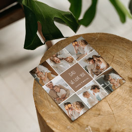 Collage Photo Pappa Vi Kärlek You Lycklig Fars dag