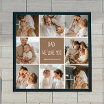 Collage Photo Pappa Vi Kärlek You Lycklig Fars dag Poster<br><div class="desc">Ett kollage-foto är en samling bilder som arrangeras tillsammans på ett visuellt tilltalande sätt, och det kan vara ett underbart sätt att fira särskilda tillfällen som Fars dag. I just detta kollage har vi sammanställt flera foton som fångar de levande minnen som vi har delat med pappa under årens lopp.När...</div>