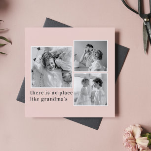 Collage Photo Pastel Rosa Best Grandma Gift