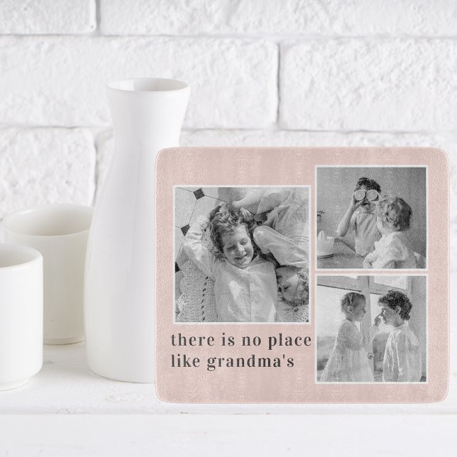Collage Photo Pastel Rosa Best Grandma Gift (Skapare uppladdad)