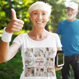 Collage Photo Rosa Vi Kärlek You Grandma Best Gift T Shirt