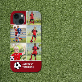 Collage photos Children's Soccer Team 