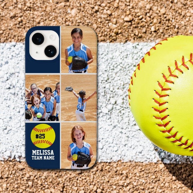 Collage photos Children's Softball Team Blue (Skapare uppladdad)