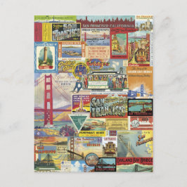 Collage San Francisco Vykort