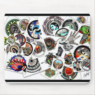 Collage Teckning Musmatta
