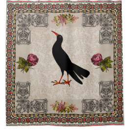 Collage vintage Retro med snöre och blommor