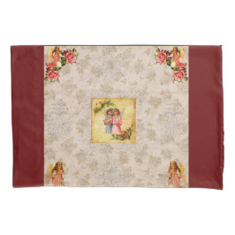 Collage vintage Retro med snöre och blommor