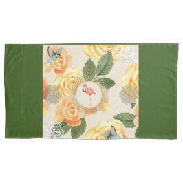 Collage vintage Retro med snöre och blommor