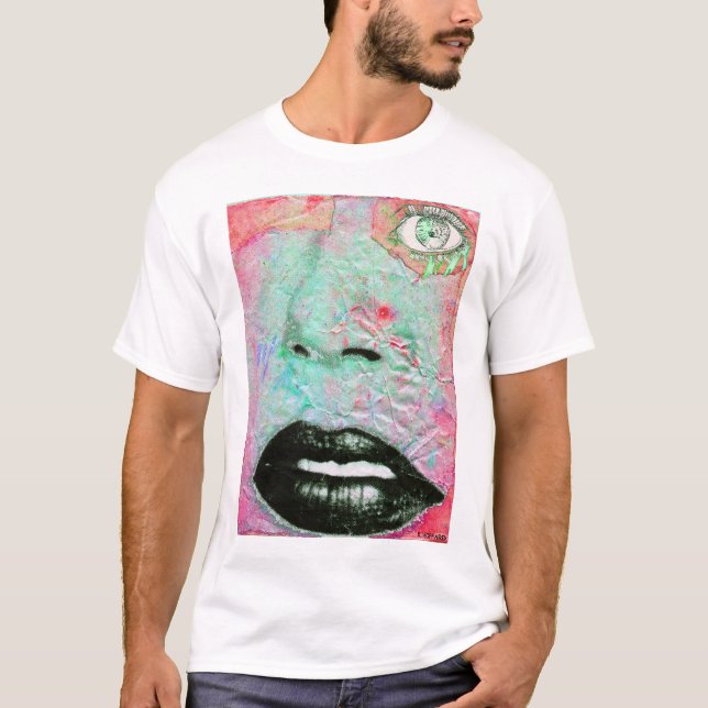 "Collageläpparöga ", T-shirt (Framsida)