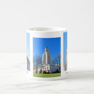 Collagemugg den statliga huvudstaden av Nebraska 1 Kaffemugg