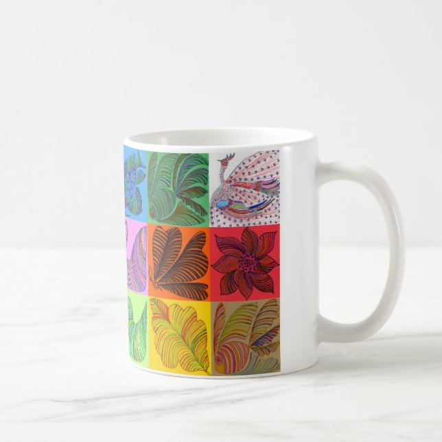 Collagemugg vid daisyn kaffemugg (Höger)