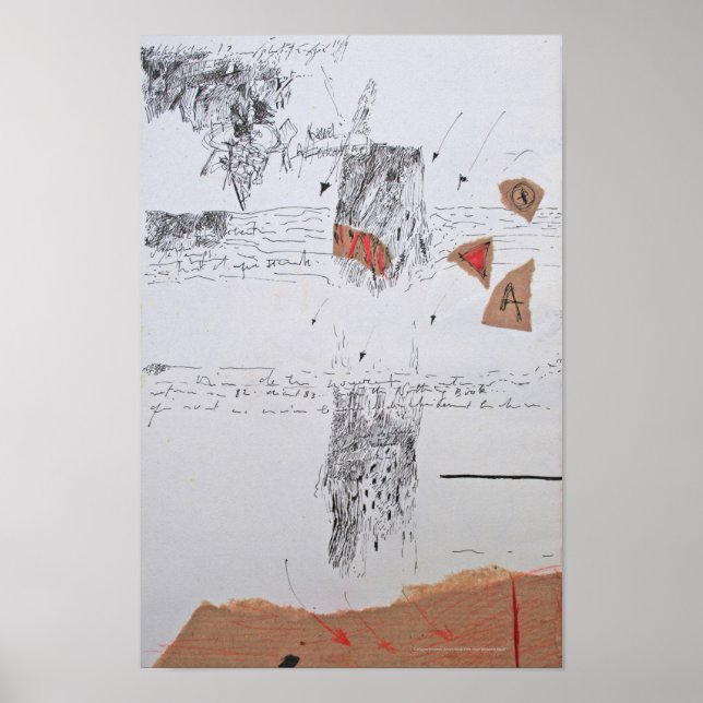 Collages Bruyants Artists Bok 10:e sida Poster (Framsidan)