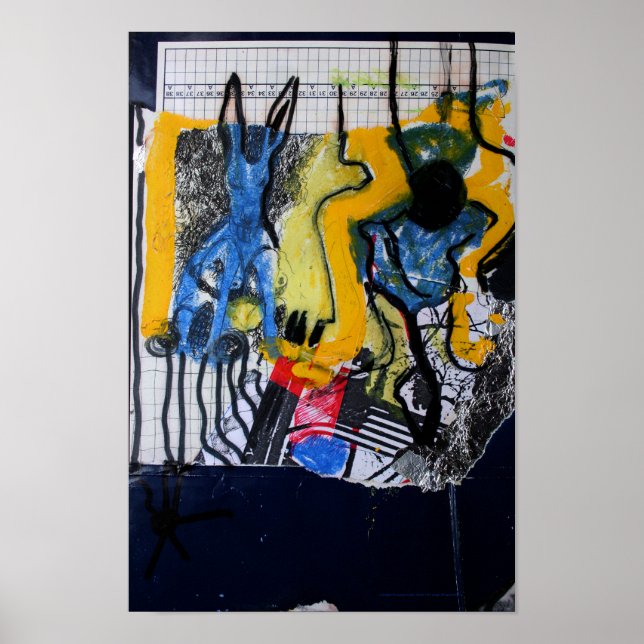 Collages Bruyants Artists Bok 16:e sida Poster (Framsidan)