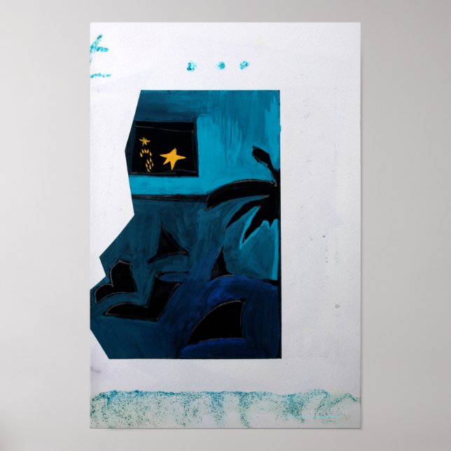Collages Bruyants Artists Bok Blue Room 2 Poster (Framsidan)