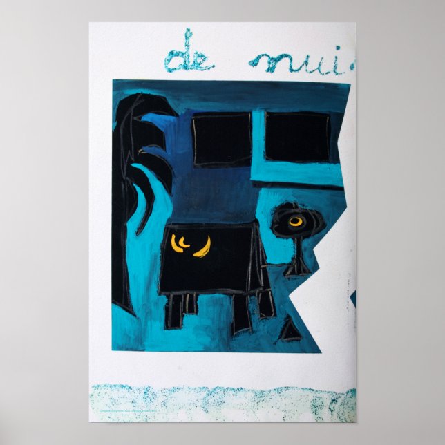 Collages Bruyants Artists Bok Blue Room Poster (Framsidan)