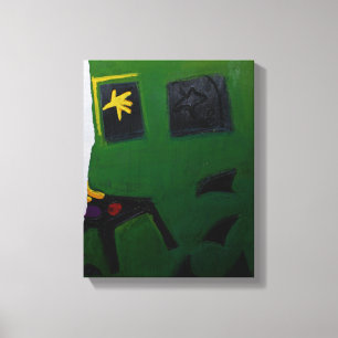 Collages Bruyants Artists Bok Grönt Room Part2 P Canvastryck