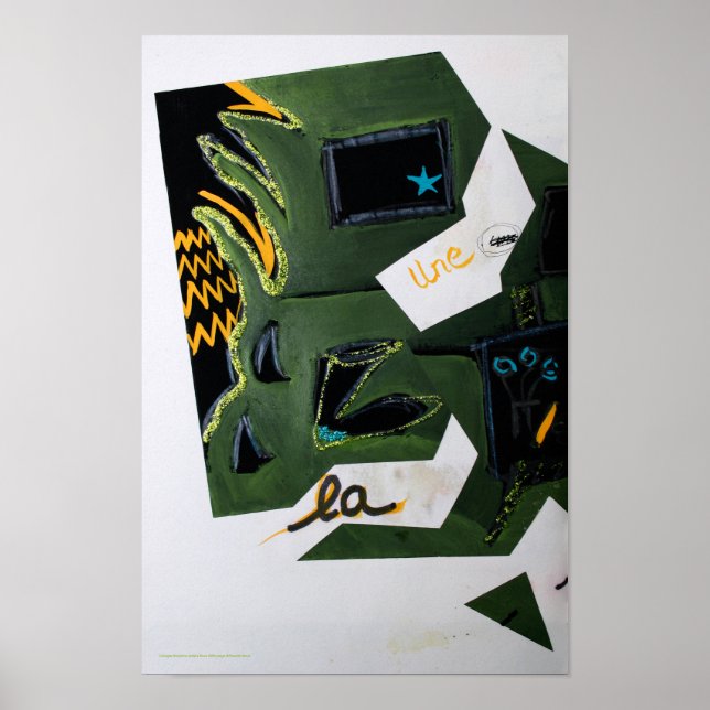 Collages Bruyants Artists Bok Odd Ledsen jul Poster (Framsidan)