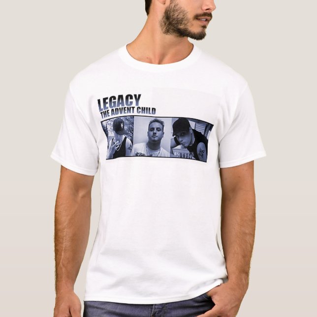 collageskjorta för 3 pic t-shirt (Framsida)