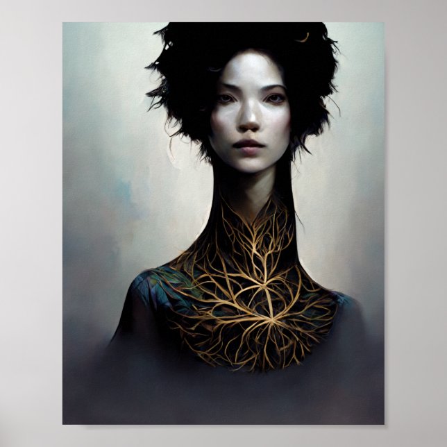 Collar Fantasy Scifi Art Poster (Framsidan)