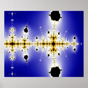 Collatz Mathematio Mandelbrot Fractal Poster