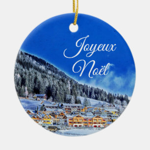 Colle-Di-Fuori, Frankrike Joyeux Noël-jul Julgransprydnad Keramik