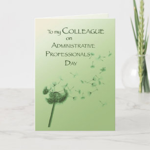 Colleague Admin Pro Day Dandelion Kort