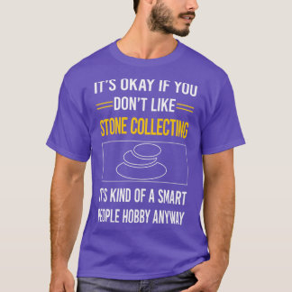 Collecte de pierres drles de personnes Intellignes T Shirt