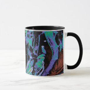 Collectible abstrakt konstmugg med Callis stjärna Mugg