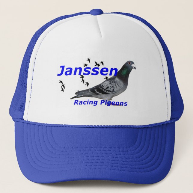Collectible hatt Janssen för tävlings- duvor Truckerkeps (Framsida)