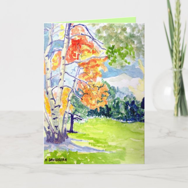 COLLECTIBLE KONST - HÄLSNINGKORT - "NATUR" TEMA KORT (Framsida)