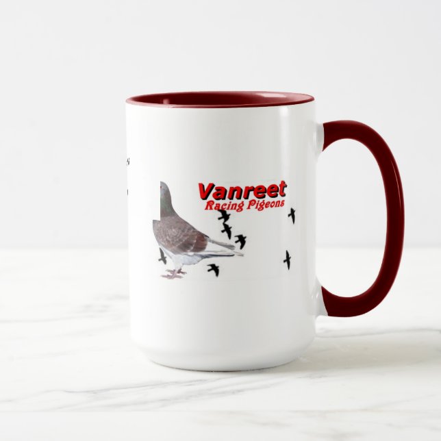 Collectible kopp Vanreet för tävlings- duva (Höger)