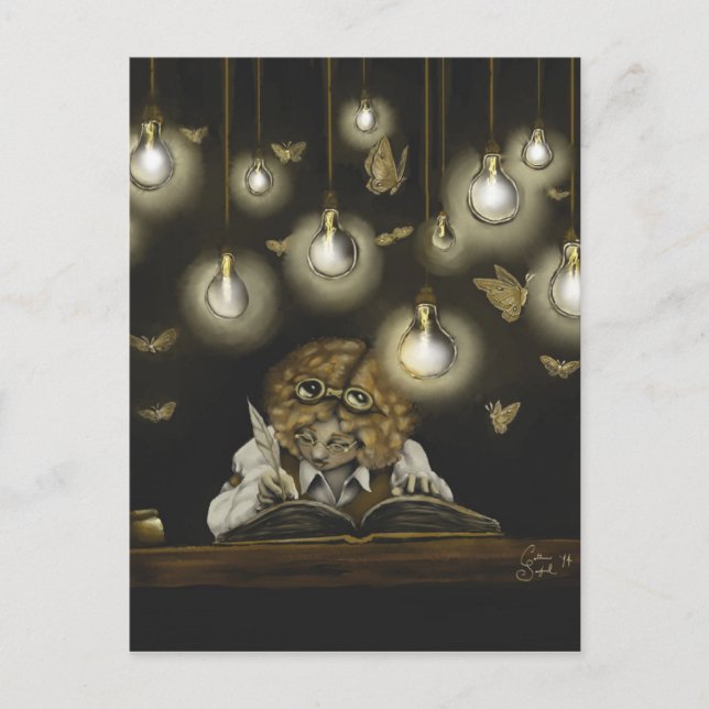 Collectible vykort "för belysning" (Framsida)